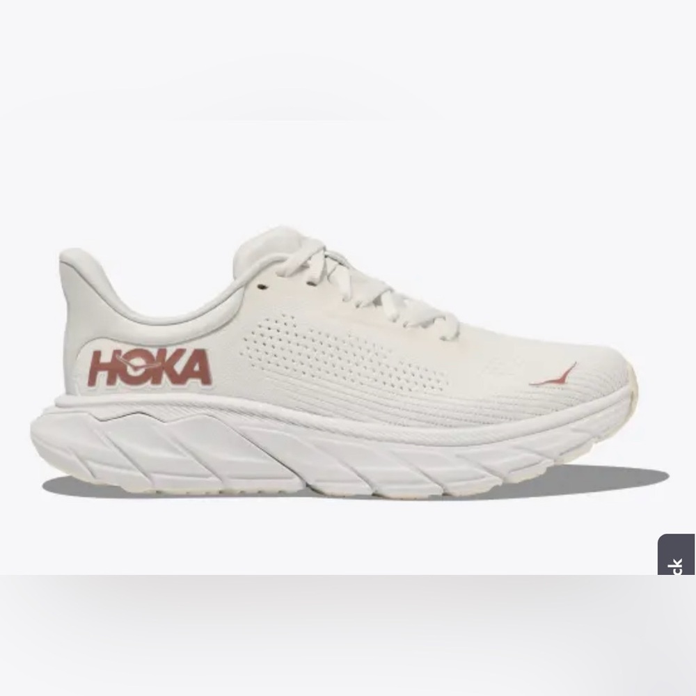 Hoka Women's Sneakers in Cream and Pink